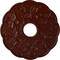 Ekena Millwork Terrones Butterfly Medallion (Canopies up to 3 7/8"), 17 7/8"OD x 3 7/8"ID x 1"P, Brushed Mahogany CM17TSBMF - alternate 1